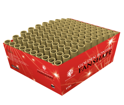 Bonfireworks - Golden Bonfire Fanshape