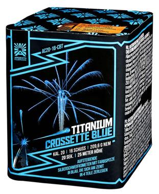 Argento - Titanium  Crossette Blue